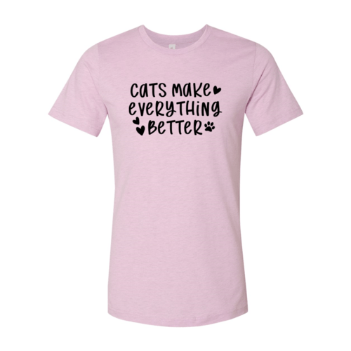 Cats Make Everything Better T-Shirt - Jaico Online Shop