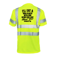 Opinion of me - Reflective Safety T-Shirt