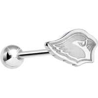 Officially Licensed NFL Cut Out Arizona Cardinals Barbell Tongue Ring