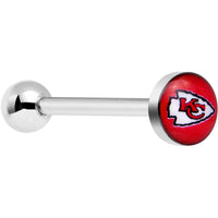 Officially Licensed Kansas City Chiefs Barbell Tongue Ring