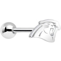 Officially Licensed Carolina Panthers Cut Out Barbell Tongue Ring