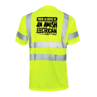 Amish Electrician - Reflective Safety T-Shirt