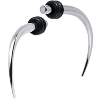 10G Stainless Steel Claw of Keres Curved Taper Set