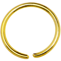 20G 5/16 Gold IP Annealed Steel Seamless Circular Ring