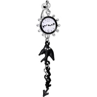 Clear Gem Weird Times Top Mount Dangle Belly Ring
