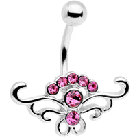 Pink Gem Summer Breeze Belly Ring