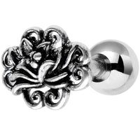 16G 1/4 Spirit of the Lotus Flower Cartilage Tragus Earring