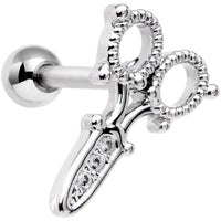18G 5/16 Clear Gem Shear Beauty Cartilage Tragus Earring