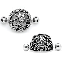 14G 9/16 Framework Twining Vines Nipple Shield Set