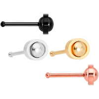 20G 1/4 5mm Multicolor Eyes Nose Bone Set of 4