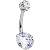 Clear Gem Days of Disco Belly Ring