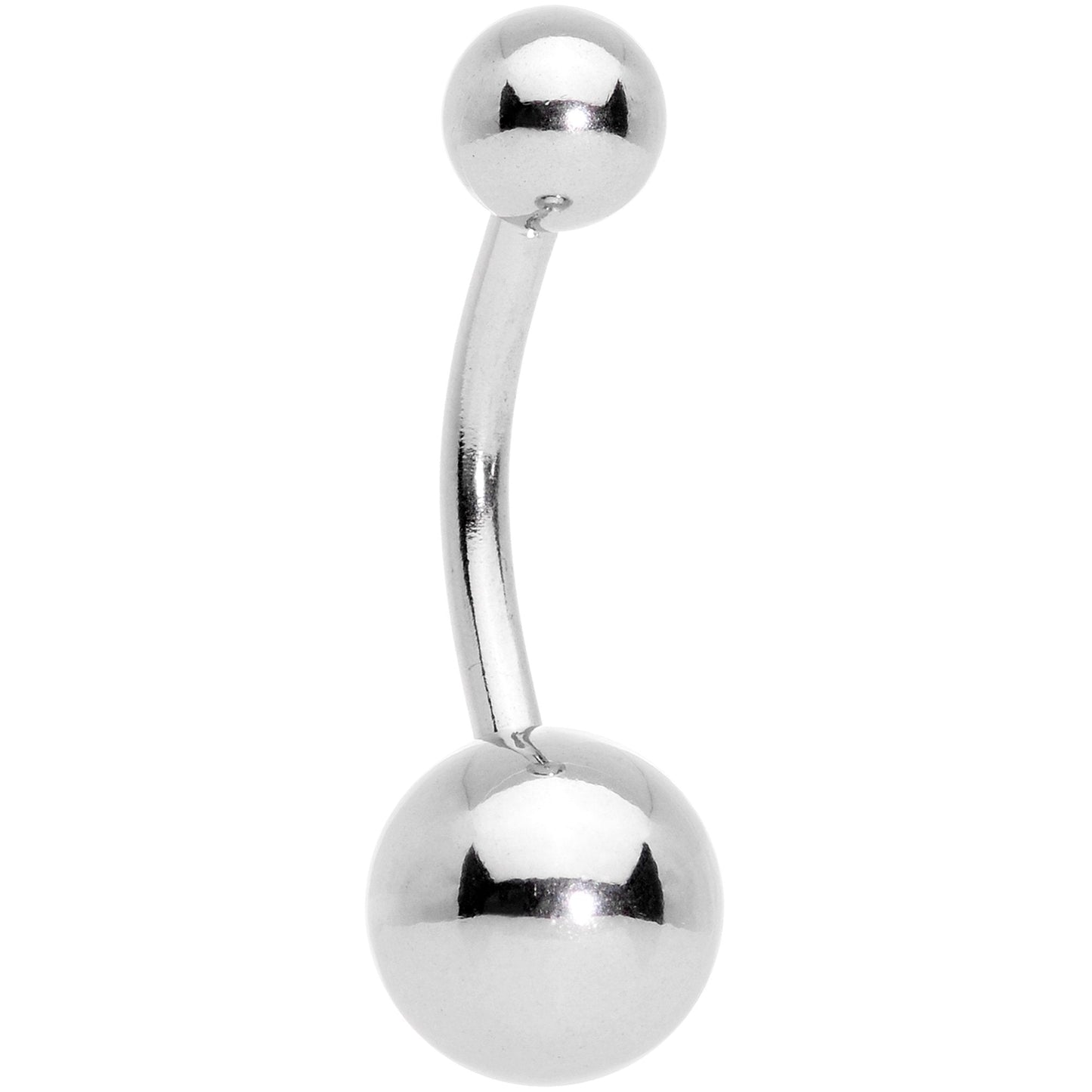 Clear Gem Red Holiday Gift Ornament Belly Ring Set of 4