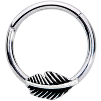 16G 3/8 Floating Feather Hinged Segment Ring