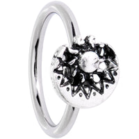 16G 3/8 Moon Cradling the Sun BCR Captive Ring