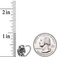 16G 3/8 Crouching Dragon Right Heart Closure Ring