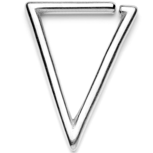 16G 5/16 Tasteful Geometric Triangle Closure Ring