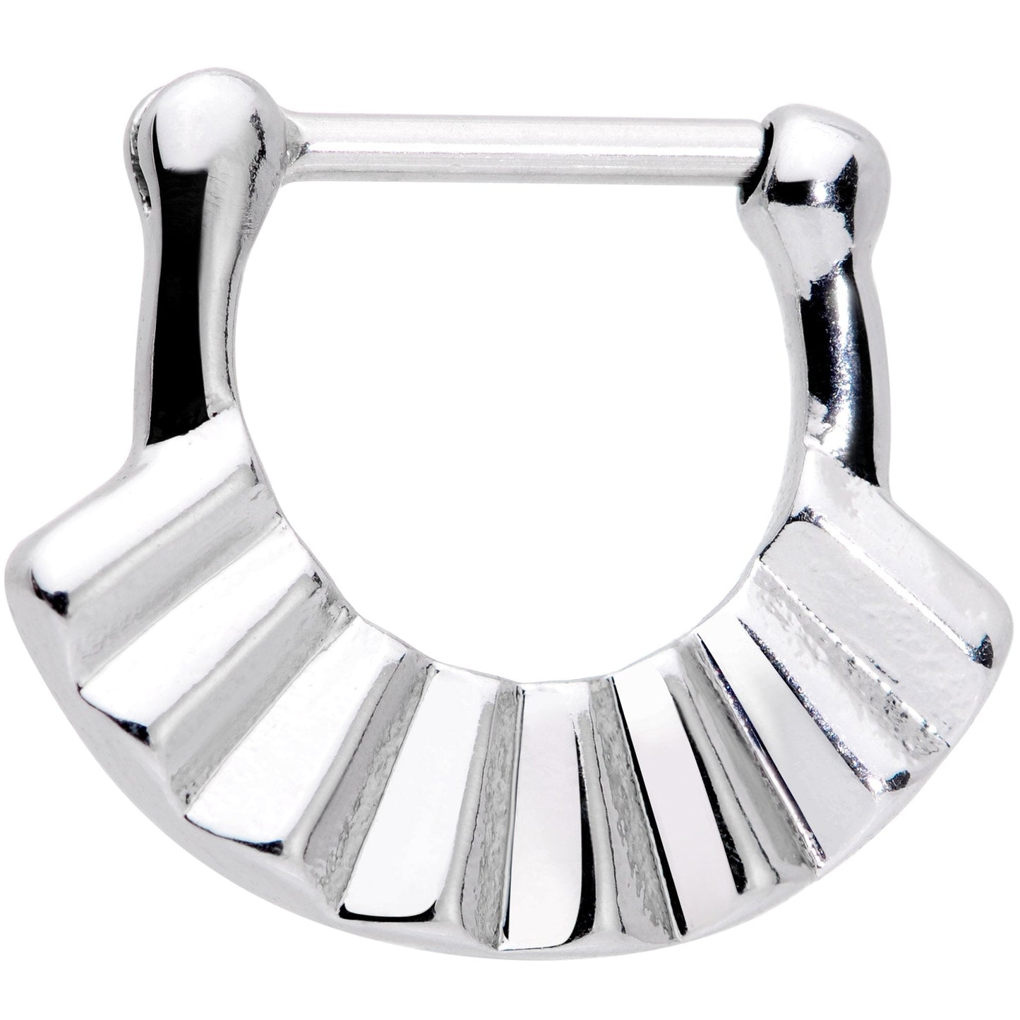 16G 5/16 Graceful Fan Septum Clicker