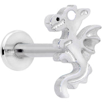 16G 5/16 Fantastic Dragon Internally Threaded Labret Tragus