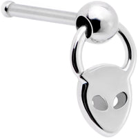 20G 1/4 Open Eyed Alien Dangle Nose Bone