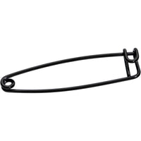 16G Black Punk Rock Safety Pin Industrial Barbell 38mm