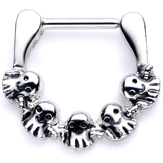 16G 5/16 Gathering of Ghosts Halloween Septum Clicker