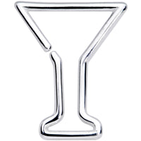 16G 5/16 Bottoms Up Wineglass Erlenmeyer Flask Closure Ring