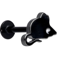 16G 5/16 Black Mouse Labret Monroe Tragus