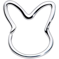 18G 5/16 Easter Bunny Rabbit Closure Ring