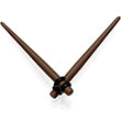 Dark Brown Matte Acrylic Straight Taper Set 12G to 00G