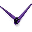 Light Purple Matte Acrylic Straight Taper Set 12G to 00G