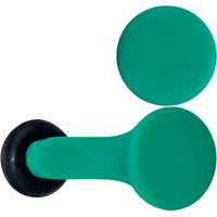 Glorious Green Matte Acrylic Single Flare Plug Set
