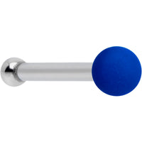 20G 1/4 Blue Matte 2mm Nose Bone