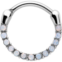 16G 3/8 Aurora Gem Paved Cartilage Clicker
