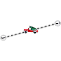 14G Christmas Tree in a Truck Industrial Barbell 38mm