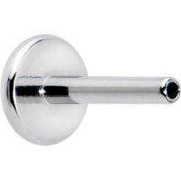 18G 1/4 G23 Titanium Threadless Post Only Labret Tragus