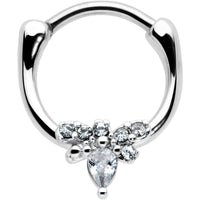 16G 5/16 Clear Gem Bee Glamour Cartilage Clicker