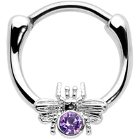 16G 5/16 Purple Gem Ultra Fly Cartilage Clicker