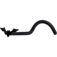 20G 1/4 Black Anodized Itty Bitty Bat Left Side Nose Screw