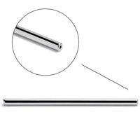14G 32mm ASTM F-136 Implant Grade Titanium Threadless Replacement Barbell