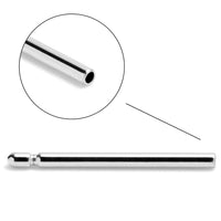 20G 3/8 ASTM F-136 Implant Grade Titanium Threadless Replacement Barbell