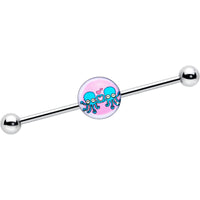 14G Loving Octopus Duo Industrial Barbell 38mm