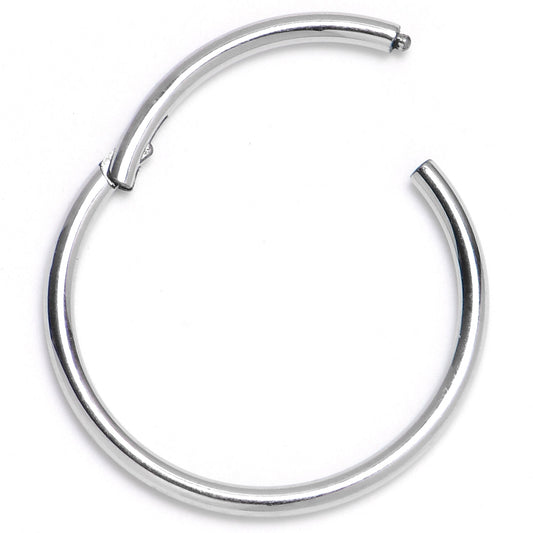 18G 1/2 316L Surgical Steel Precision Hinged Segment Hoop
