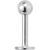 Silver BALL Labret Body Jewelry
