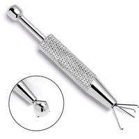 Stainless Steel Piercing Ball Grabber Tool 2.36 Inch Length
