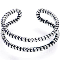 Getting Knotty Textured Adjustable Toe Ring