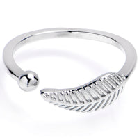 A Little Leaf Adjustable Toe Ring