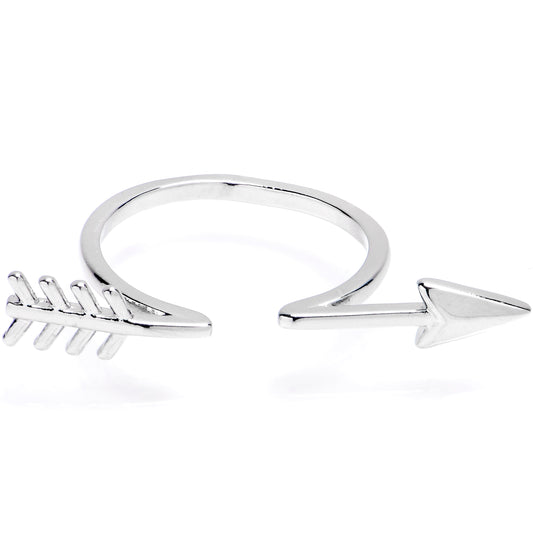 Optical Illusion Arrow Adjustable Toe Ring