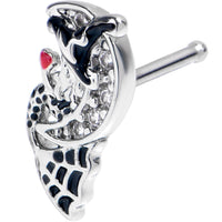 20G 7mm Crescent Moon Witch Halloween Nose Bone