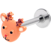 16G 5/16 Santa's Reindeer Labret Monroe Tragus