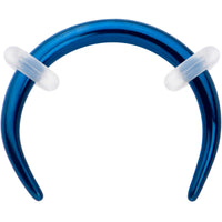 16G 5/16 Blue Pincher Crescent Taper
